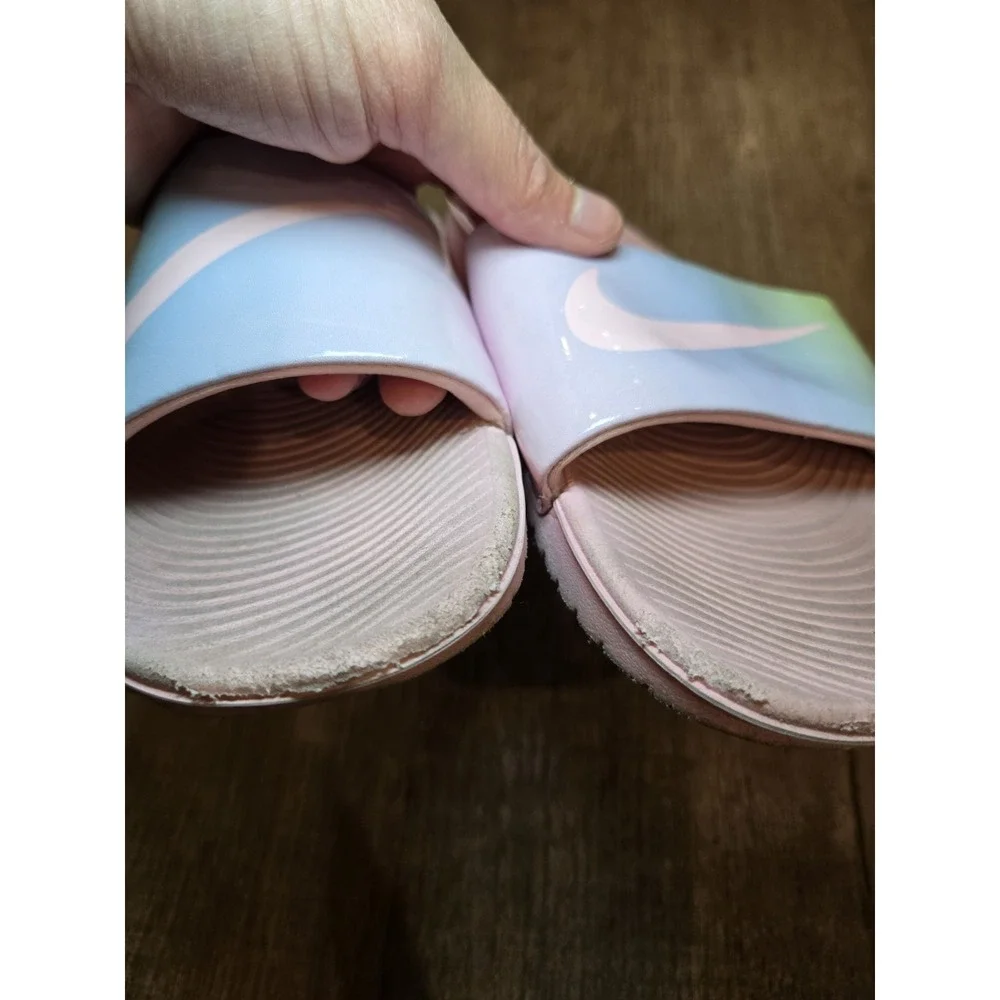 Nike Kawa SE2 Punch Slide Sandal CW1656-600 Pastel Pink Kid‎ Youth Size 4Y